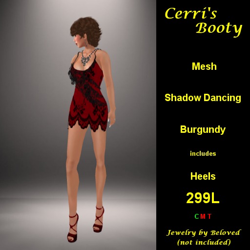Cerri's Shadow Dancing  Burgundy