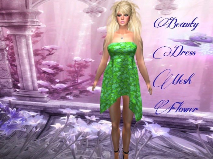 Beauty Dress Mesh Flower