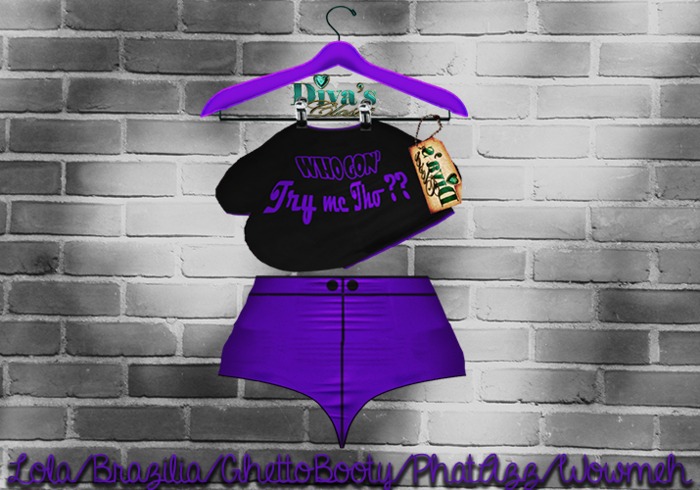 .:::Diva's Closet Rude As F**k OutFit(Teal)::.