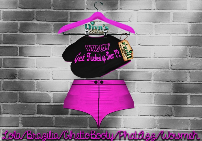 .:::Diva's Closet Rude As F**k OutFit(Teal)::.