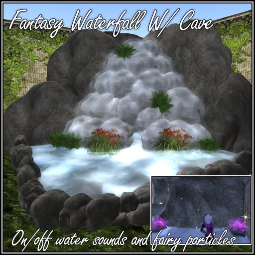 MN - Fantasy Waterfall W/ Cave