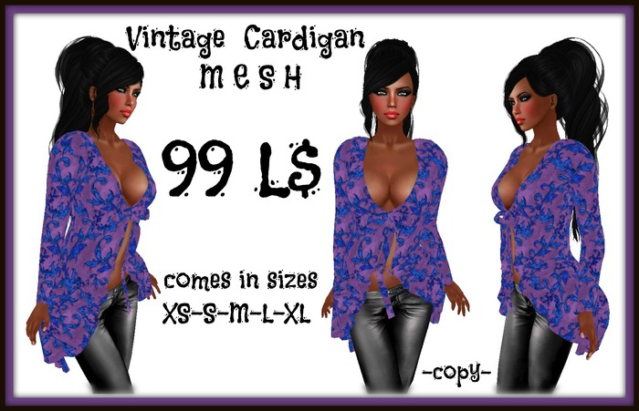 VINTAGE CARDIGAN MESH (BOXED)