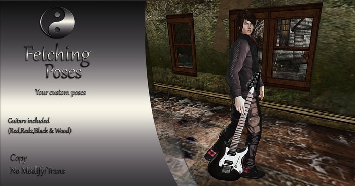 Fetching Poses - Male & Guitar #7