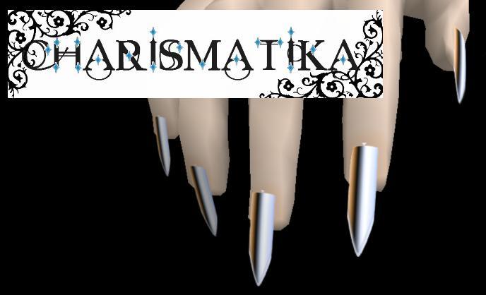 *Charismatika* Razor Chrome Stilletto Nails
