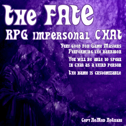 The Fate (RPG impersonl Chat) BOX