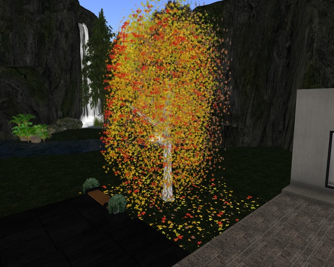 Falling Leaves tree