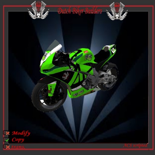 D.B.B. green race bike