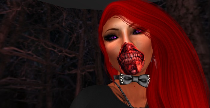 *Stop & Ink* Bag(Carnivorous Zombie Mouth (Face) Tattoo)