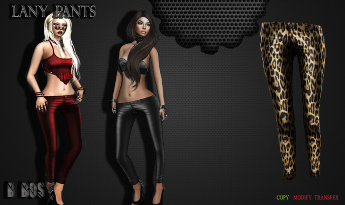 B BOS -Lany Pants-Leopard-