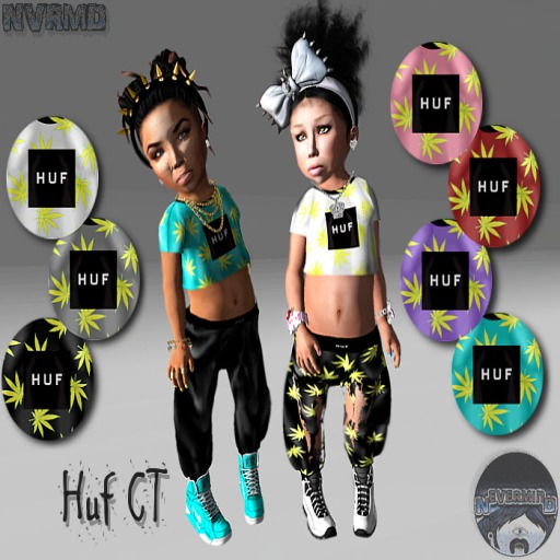 //NVRMD\\ Huff Croptop - Grey