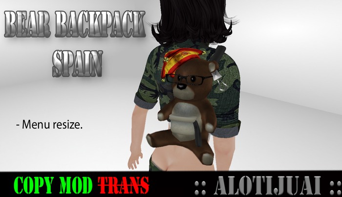 ::Alotijuai:: Bear backpack - Spain