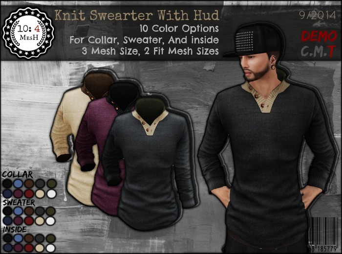 *10: 4 ~ MesH ~ Knit Sweater ~ DEMO