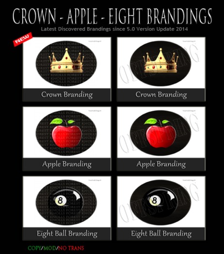 CROWN - APPLE - EIGHT BRANDING SIGNS