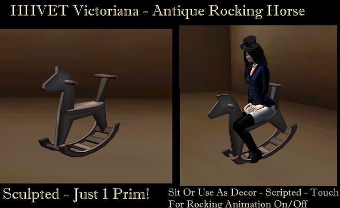 HHVET Victoriana - Antique Rocking Horse