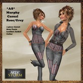 *AS* Murphy Casual Rose/Gray