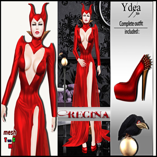 *Ydea*  Regina red mesh