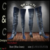 C&C Mesh Boot (Blue Jeans)