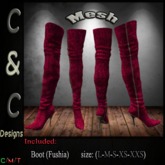 C&C Mesh Boot (Fushia)