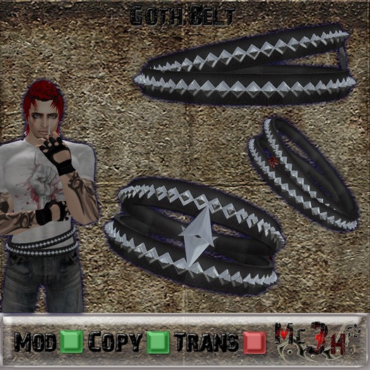 Mc3H* Goth Belt