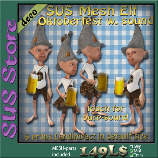 SUS Mesh Elf Oktoberfest w. sound