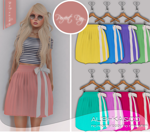 A&CO-Lala Bowie Skirt-Colorful-All with HUD