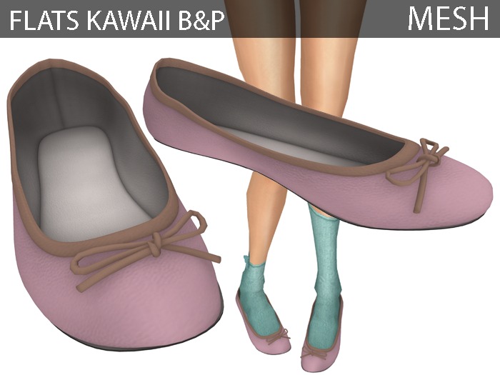 Flats Kawaii B&P - Mesh