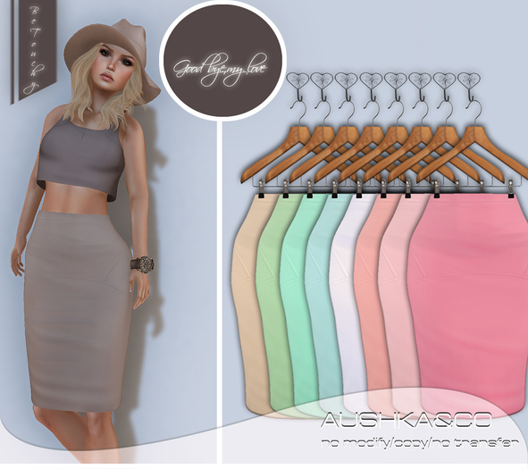 A&CO-Kayli Pencil Skirt-Lights-All with HUD