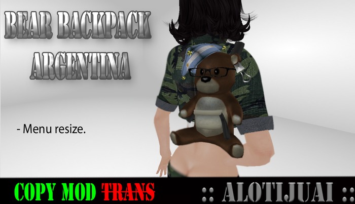 ::Alotijuai:: Bear backpack - Argentina