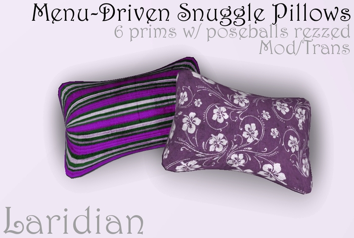 Laridian Snuggle Pillows (Purples)