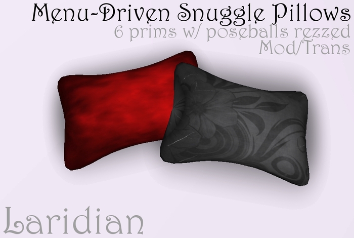 Laridian Snuggle Pillows (Goth)