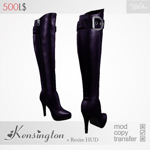 - TESLA - Kensington Tall Boots *purple*
