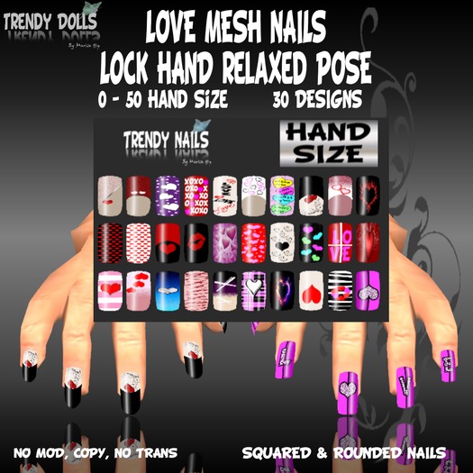 ::*TD*:: French Mesh Nails