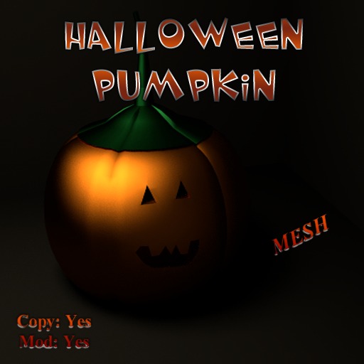 Halloween Pumpkin Mesh