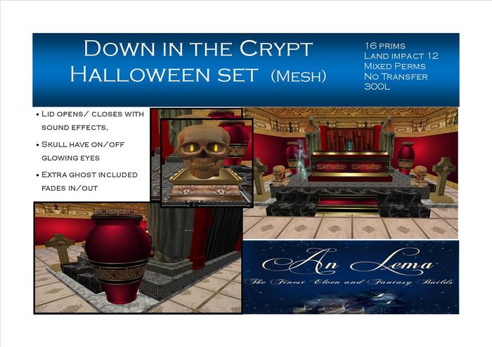 Down in the Crypt Halloween set
