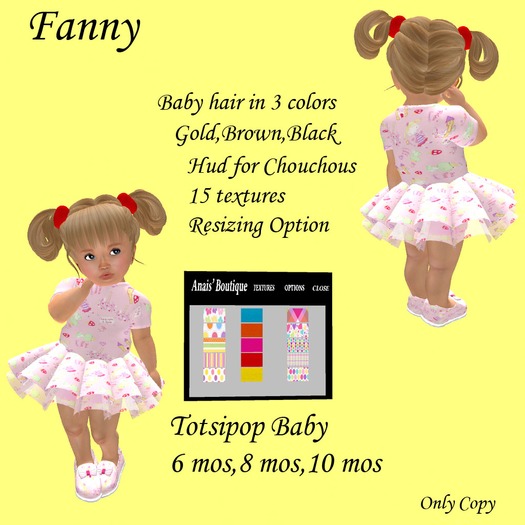Totsipop Hair Fanny DEMO