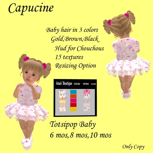 Totsipop Hair Capucine DEMO