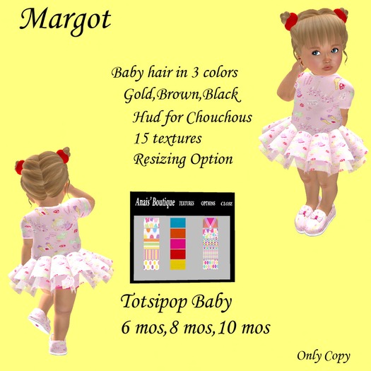 Totsipop Hair Margot DEMO