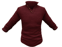 .:MooZ:. Facto Red MESH Mens Sweater