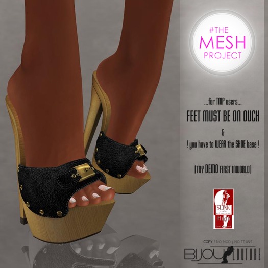 [Bc] LaNimf Mule! [black]  [TMP OUCH & SLINK HIGH] 