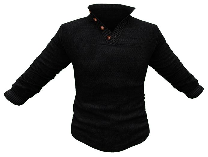 .:MooZ:. Facto Black  MESH Mens Sweater