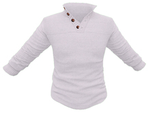 .:MooZ:. Facto White MESH Mens Sweater