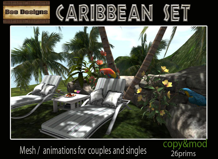.:Bee Designs :. Caribbean Beach Set- box
