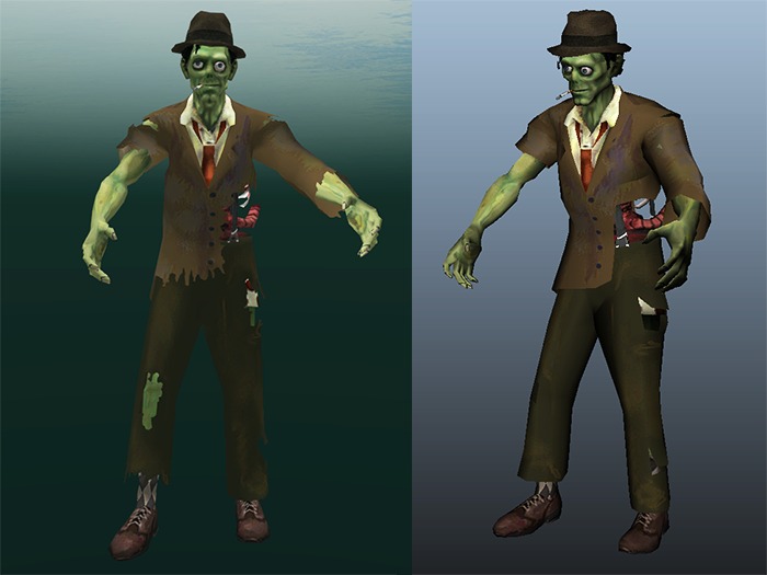 Zombie Man Statue - Full Perm
