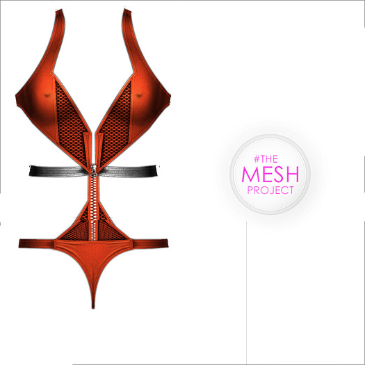 HeKnows(ORANGE) swimsuit- TheMeshProject