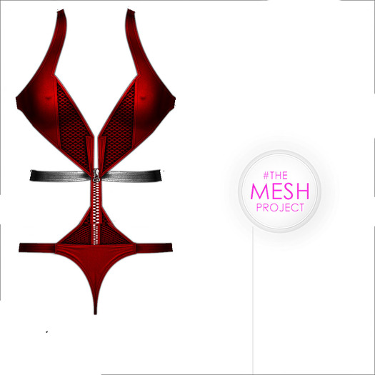 HeKnows(RED) swimsuit- TheMeshProject