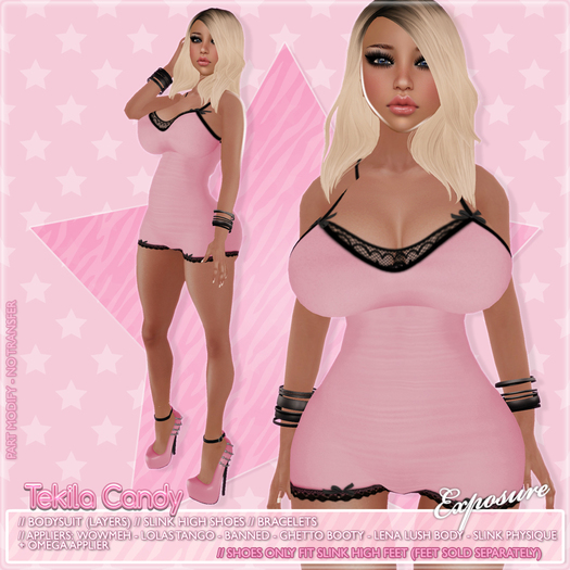 *TC* Exposure - Pink [ Appliers: Omega + Wowmeh + Tango + PhatAzz + Ghetto + Banned + Lena Lush + Slink Physique ]