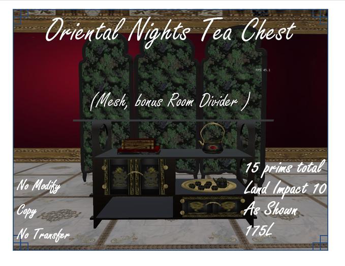 Oriental Nights Tea Chest