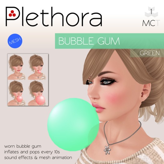 Plethora - Bubble Gum - Blue