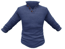 .:MooZ:. Facto Blue  MESH Mens Sweater