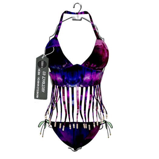 [AMARELO MANGA] - Bikini Gleice [Abstract 03]